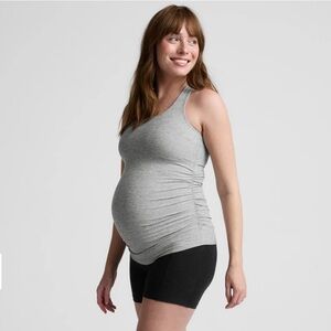 Spacedye bases covered beyond the bump maternity tank